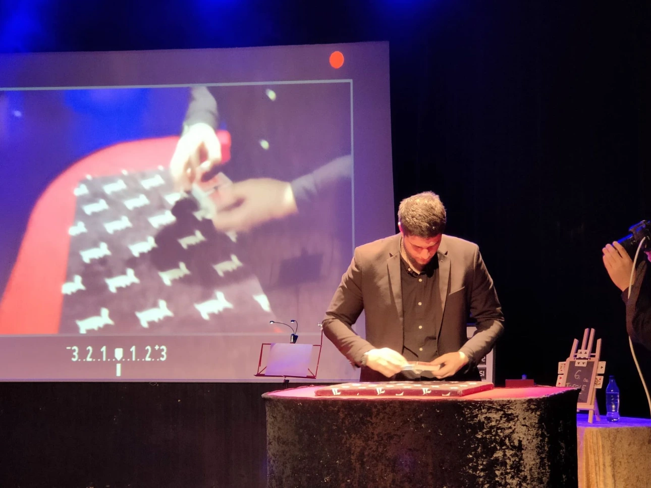 Passage de mon spectacle sur scène 